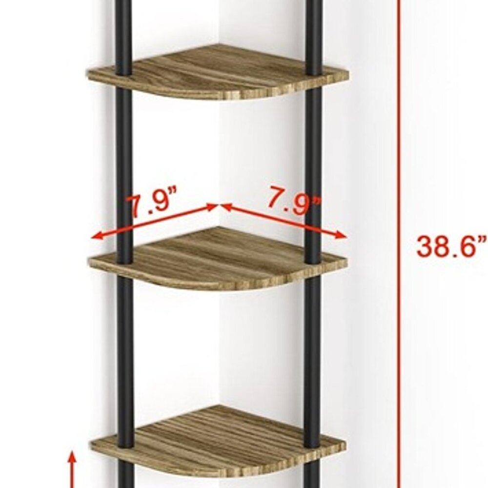 NEW 5-Tier Corner Shelf Wall Mount , Wall Decor for Home Living Room Bedroom,. - Picture 5 of 8